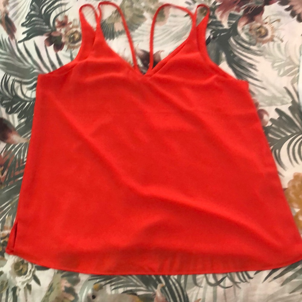Topshop Double Strap V-Neck Camisole